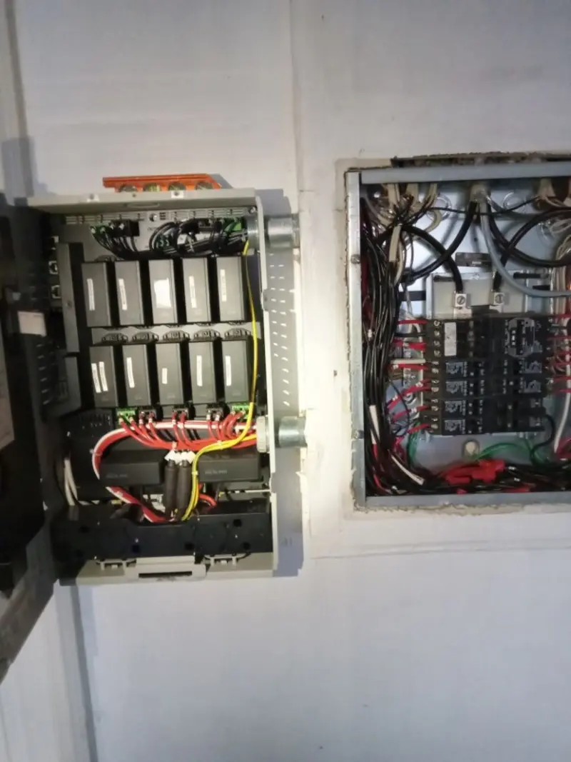 Electrical panel upgrade completed for Indoor Lighting Installation in Hudson